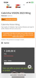 Wing cabrinha 8m, Watersport en Boten, Ophalen of Verzenden, Zo goed als nieuw