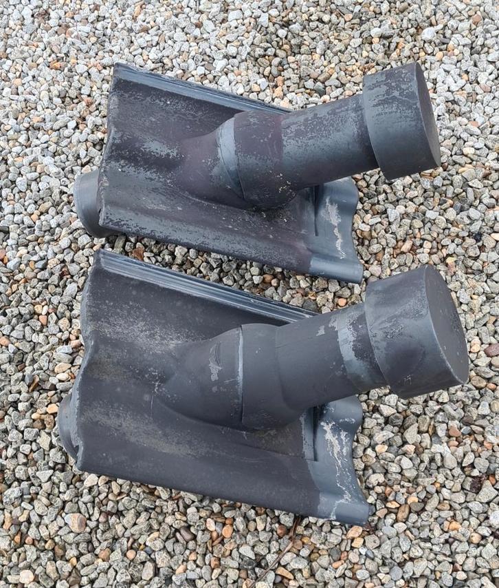 Dakdoorvoer 110mm met pan, Doe-het-zelf en Bouw, Dakpannen en Dakbedekking, Gebruikt, Ophalen