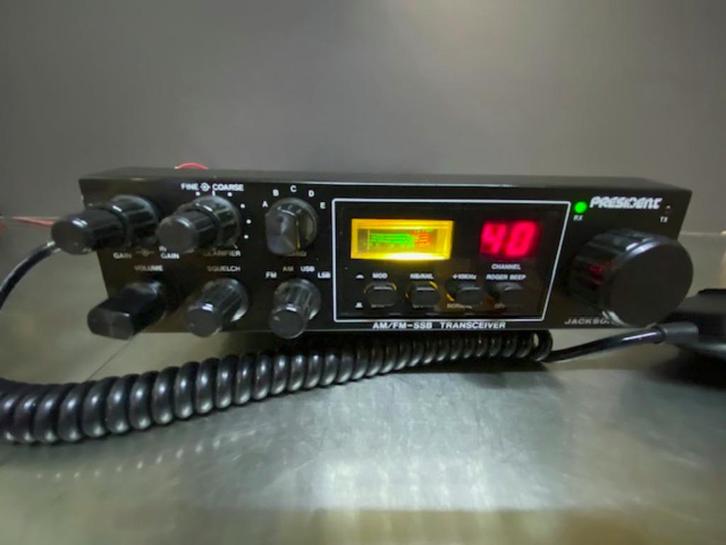 CB  President Jackson AM – FM –SSB  27mc, Telecommunicatie, Zenders en Ontvangers, Gebruikt, Zender en Ontvanger, Ophalen