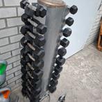 Hexa Dumbells Set 1 kilo tot 10 kilo + Dumbel Opberg Toren, Sport en Fitness, Fitnessmaterialen, Ophalen