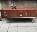 Vintage lowboard - tv meubel teakhout, Huis en Inrichting, Ophalen, Teakhout