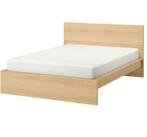 Tweepersoonsbed Ikea model Malm 160 x 200, Huis en Inrichting, Slaapkamer | Bedden, Ophalen, Gebruikt, 200 cm
