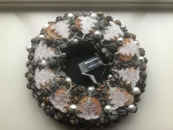 Kerstkrans met verlichting, Enlèvement, Comme neuf