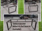 tuintafel - NIEUW tafelonderstel 300x110,5x73cm H - eettafel, Tuin en Terras, Tuintafels, Ophalen, Nieuw, Rechthoekig, Metaal