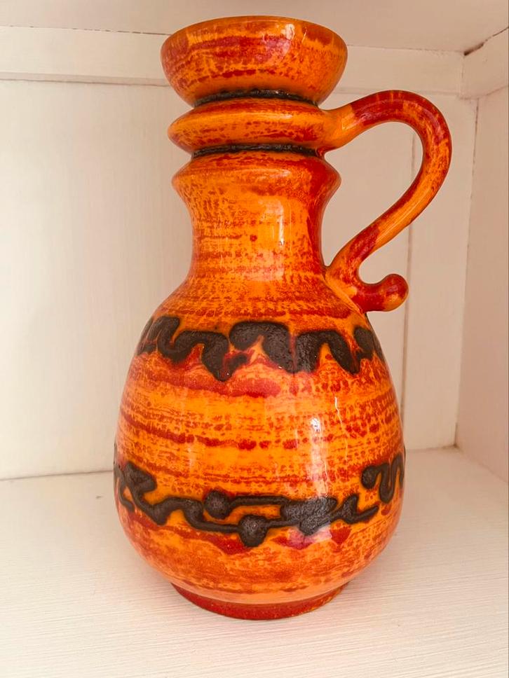 Vintage Walter Gerhards  West-Germany vaas model 240-25, Antiek en Kunst, Antiek | Vazen, Ophalen