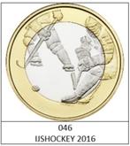 5 euros Finlande 2016 HOCKEY SUR GLACE, 5 euros, Finlande, Enlèvement ou Envoi