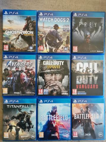 PS4 Games €10/game  beschikbaar voor biedingen