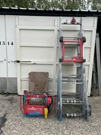 Steinweg ladderlift pannenlift bouwlift 11m met knikstuk, Ophalen, Gebruikt
