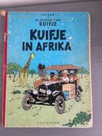 KUIFJE IN AFRIKA HC ZEER OUDE DRUK, Gelezen, Ophalen of Verzenden, Herge, Eén stripboek