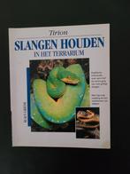 K. Griehl - Slangen houden in het terrarium, Ophalen of Verzenden, Zo goed als nieuw, K. Griehl
