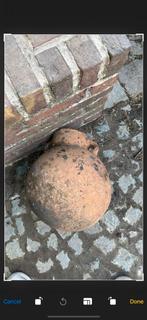Bolvormige terracotta kruik, Ophalen, Zo goed als nieuw