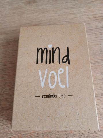 Mind Voel, remindertjes  beschikbaar voor biedingen