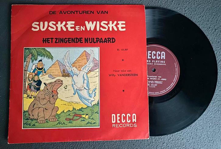 ♦️S&W 🗯 Zeldzame LP DECA RECORDS 🎶, Verzamelen, Stripfiguren, Gebruikt, Overige typen, Suske en Wiske, Ophalen of Verzenden
