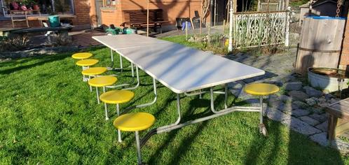 Table pliante pratique à 12 places pour enfants, Jardin & Terrasse, Tables de jardin, Utilisé, Rectangulaire, Métal, Enlèvement