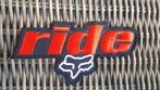 Fox ride strijk patch embleem - 118 x 59 mm, Motoren, Ophalen of Verzenden, Nieuw