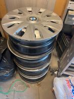 BMW deksels + velgen, Ophalen, 16 inch, Velg(en)