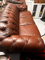 Chesterfield 2 keer 3 zitten te koop., Huis en Inrichting, Ophalen, Gebruikt, Minder dan 75 cm, 150 tot 200 cm