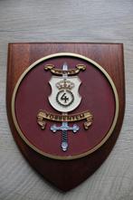 Schild crest 4 Pantser Infanterie Brigade ABL Belgisch leger, Verzamelen, Embleem of Badge, Landmacht, Verzenden
