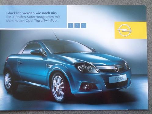 Opel Neue Tigra TT 2004 Duitstalige brochure, Boeken, Auto's | Folders en Tijdschriften, Opel, Verzenden