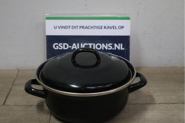 Zwart Emaillen Braadpan van BK, Huis en Inrichting, Keuken | Potten en Pannen