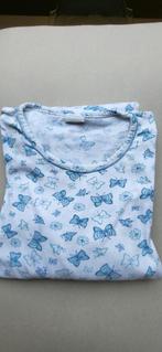 Nachtkleed met lange mouwen en vlindermotief Blauw M42-44, Kleding | Dames, Pyjama's, ANDERE, Ophalen of Verzenden, Gedragen, Maat 38/40 (M)