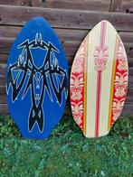 2 Skimboards en bois également pour la décoration tribal, Sports nautiques & Bateaux, Planche à voile sur vague, Autres types