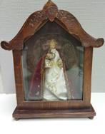 Mariabeeldje in houten stolp, Verzamelen, Religie, Gebruikt, Christendom | Katholiek, Beeld(je), Ophalen
