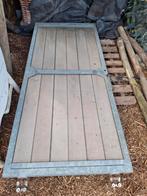 2delige schuifpoort schuifdeur, Tuin en Terras, Tuinpoorten, Ophalen, Zo goed als nieuw, Schuifpoort
