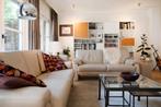 Beige lederen salon. Moet weg wegens verhuis op 14 aug., Huis en Inrichting, Zetels | Complete zithoeken, Ophalen, Zo goed als nieuw