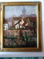 lucien staquet, Antiek en Kunst, Kunst | Schilderijen | Klassiek, Ophalen of Verzenden