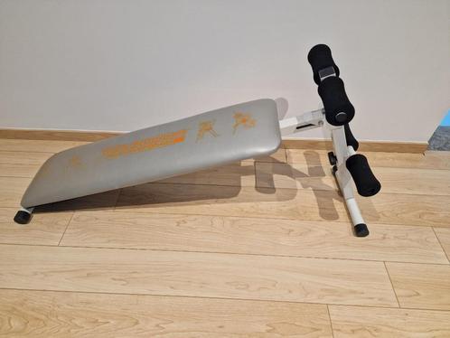 sit-up bank - decline bench, Sport en Fitness, Fitnessapparatuur, Zo goed als nieuw, Overige typen, Benen, Buik, Ophalen
