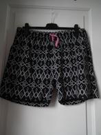 Short  marine, avec motifs blanc, pour femme. 52/54 (Toptex), Courts, Bleu, Porté, Toptex Sport