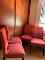 4 rode stoelen ikea, Ophalen, Gebruikt, Rood, Vier