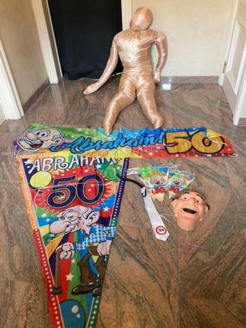Versiering 50 jaar ABRAHAM te koop beschikbaar voor biedingen