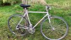 Koersfiets peugeot zilver vintage, Fietsen en Brommers, Gebruikt, 26 inch, Staal, Ophalen
