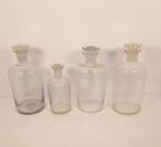 Lot flacon pharmacie verre Blanc, Antiquités & Art, Enlèvement ou Envoi