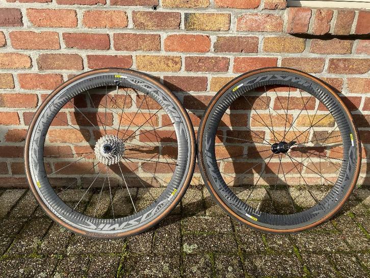 Racewielen Mavic Cosmic Pro Carbon Exalith 45mm, Fietsen en Brommers, Fietsonderdelen, Zo goed als nieuw, Racefiets, Wiel, Ophalen