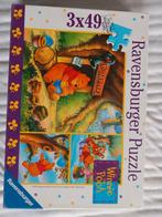 Winnie the pooh 3 x 49 puzzels, Ophalen of Verzenden, Zo goed als nieuw