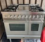 Cuisinière à gaz Boretti 90cm en acier inoxydable, Electroménager, Gaz, Enlèvement, Utilisé, Gril