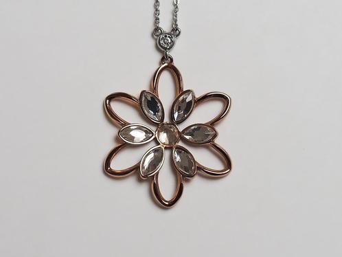 Ketting / halssnoer rosé verguld edelstaal, Handtassen en Accessoires, Kettingen, Zo goed als nieuw, Overige materialen, Overige kleuren