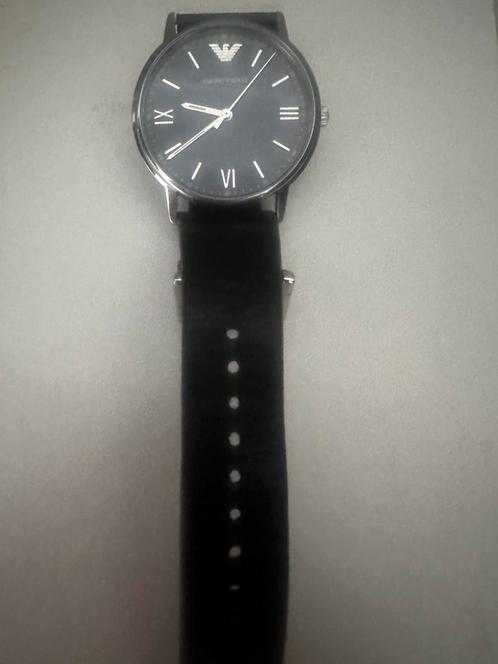 Emporio armani ar10113 black original MOET SNEL WEG!!, Handtassen en Accessoires, Horloges | Heren, Nieuw, Overige merken, Ophalen of Verzenden