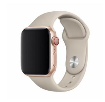 Devia Apple Watch Band - 44 mm Sports Strap Siliconen Stone  beschikbaar voor biedingen
