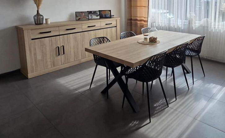 Salle a manger complète avec meuble télé assorti, Huis en Inrichting, Complete inboedels, Ophalen