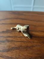 Petit chat en Laiton/Bronze, Antiquités & Art, Enlèvement ou Envoi, Bronze