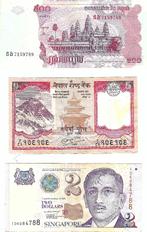 11 bankbiljetten (gebruikt, crisp), Postzegels en Munten, Verzenden, Setje