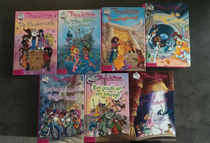 Pakket van 7 Thea Stilton-boeken, Boeken, Kinderboeken | Jeugd | onder 10 jaar, Zo goed als nieuw, Fictie algemeen, Ophalen