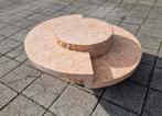 Magnussen Ponte Mactan stone coffee table - zeldzaam roze, Overige materialen, 50 tot 100 cm, Rond, Zo goed als nieuw