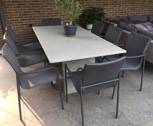 Tafel /graniet 1m breed op 2m lang, Huis en Inrichting, Tafels | Salontafels, Ophalen