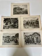 5 photos anciennes (Congo belge), Collections, Photo, Avant 1940, Utilisé, Envoi