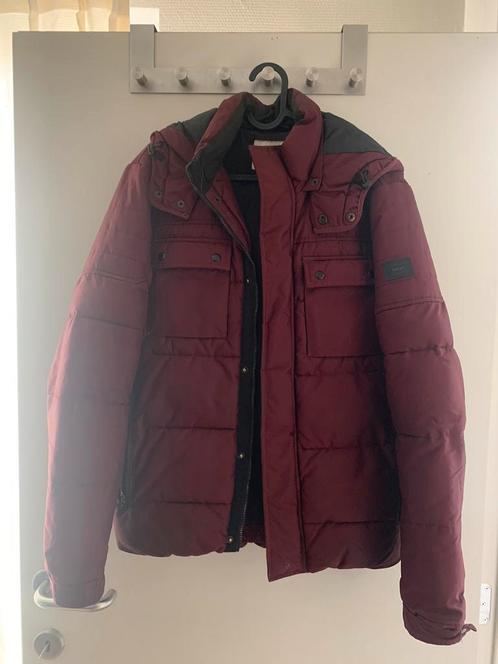Bordeaux jas maat M, Kleding | Heren, Jassen | Winter, Zo goed als nieuw, Maat 48/50 (M), Rood, Ophalen of Verzenden